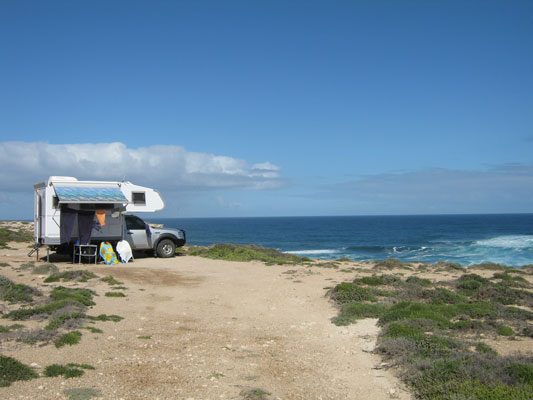 Ozcape Campers Slide-On Optima at sea level