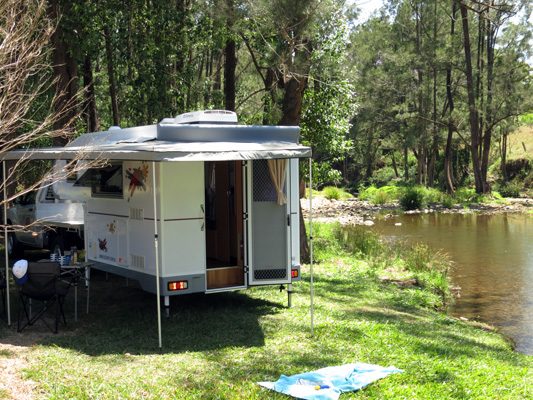Ozcape Campers creek camp