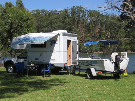 Ozcape Campers Slide-On Optima with boat