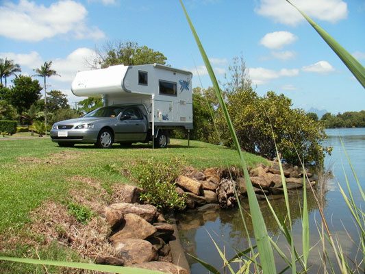 Ozcape Campers Slide-On Optima on Ford Falcon