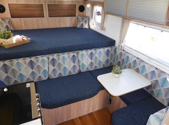 Ozcape Campers Slide-On Optima spacious lounge