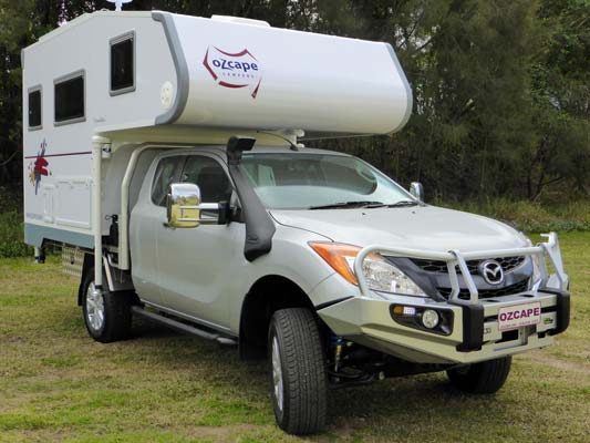 Ozcape Campers Slide-On motorhome Woondabaa on BT50 Freestyle