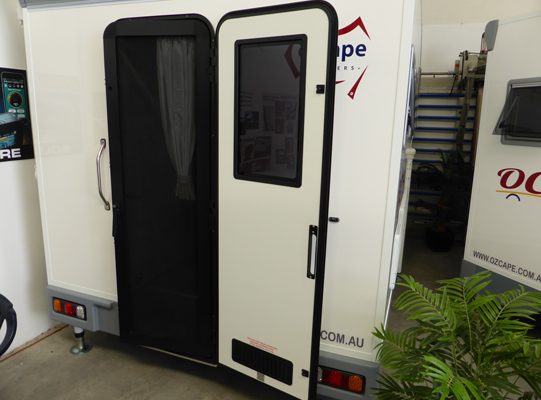 Ozcape Campers Slide-On Optima with split entry door