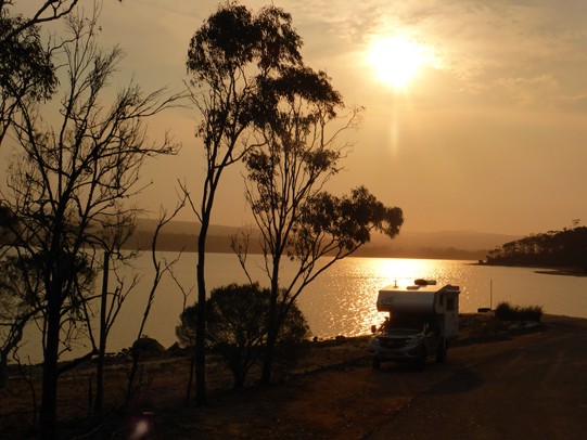 Ozcape Campers Slide-On Optima sunset