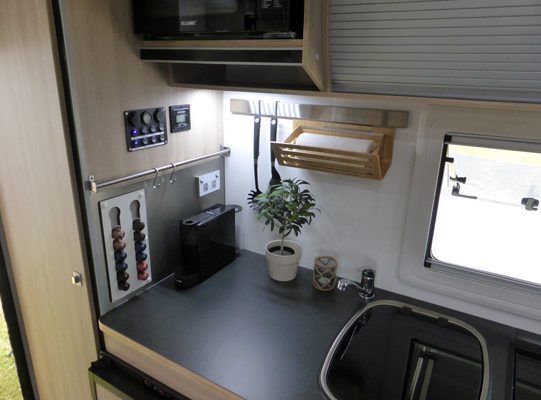 Ozcape Campers Slide-On Optima kitchen details