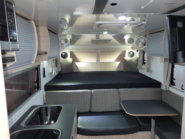 spacious interior of Ozcape Optima