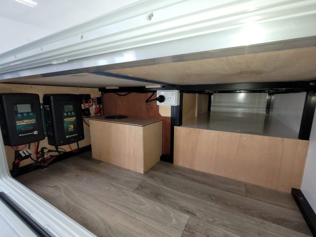 Ozcape Woondabaa outdoor storage and power compartment